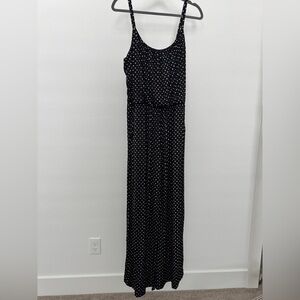 Black and White Polka Dot Jumpsuit